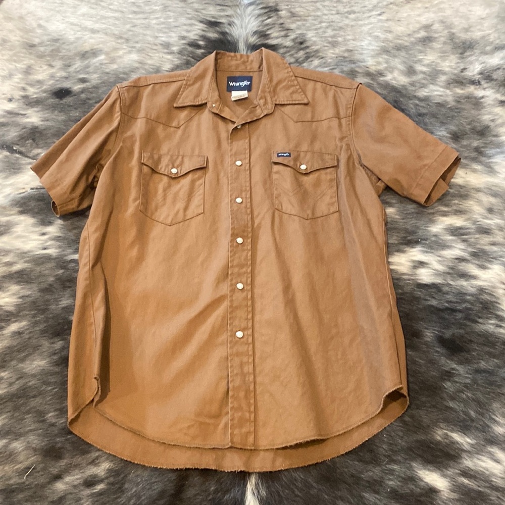 Wrangler Short Sleeve Pearl Snap Shirt